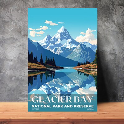Glacier Bay National Park and Preserve Poster, Travel Art, Office Poster, Home Decor | S3 - image3